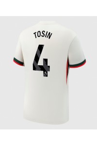 Chelsea Tosin Adarabioyo #4 Jalkapallovaatteet Vieraspaita 2025-26 Lyhythihainen